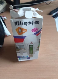 LED Лампа 30W аккумуляторная аварийная (цоколь E27 / 30W / 4W от АКБ (3*18650 сменные) / до 6 часов / 6800K) FA-6933