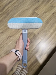 Щетка для удаления шерсти животных с поверхностей 45х18 см Серая (WOOLBRUSH-01) фото от покупателей 6