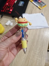 Набір ручок кулькових автоматичних Centrum 800952 Burger & Pizza 4 кольори х 2 шт (2000998480561)