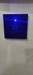 Дистанційний вимикач світла з WiFi сенсорний бездротовий розумний вимикач світла Palermo smart switch перемикач з підсвіткою безпровідний смарт вайфай Tuya Smart Life вимикач одинарний білий