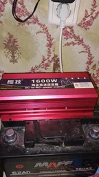 Інвертор напруги Voltronic CJ-1600M (DC:800W), 12/220V з апроксимованою синусоїдою, 1 універсальна розетка, крокодили, Q24 (YT28538)