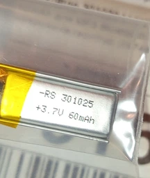 Аккумулятор 301025 Li-pol 3.7В 60mAh для MP3 Bluetooth наушников гарнитур (287448)