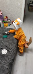 Піжама Кигуруми Kigurumi Лисичка Для Дітей І Підлітків Помаранчевий 110-120 див. (2023)