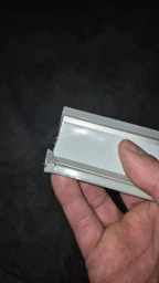 Плінтус Linken System для стільниці алюмінієвий увігнутий 4 м. (кухонний)