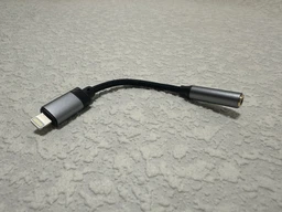 Кабель AUX Mini-jack 3.5 mm to Lightning Essager для iPhone / iPad Перехідник адаптер Аукс на лайтнінг для навушників 3.5 мм Black-Grey фото від покупців 2