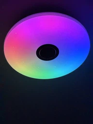Люстра RGB с Bluetooth колонкой потолочная светодиодная лампа с пультом с RGB подсветкой и динамиком смарт люстра с будильником светомузыкой 40W Kayfovo LA - 83 фото от покупателей 3