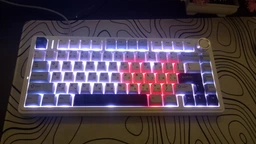 Клавиатура беспроводная AULA F75 LEOBOG Reaper Hot-Swap PBT 2.4G Wireless/BT/USB White (6948391209241)