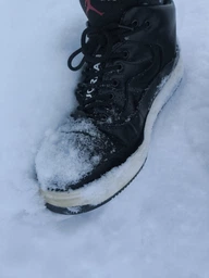 Мужские зимние кроссовки Jordan Black 41 27 см Черные