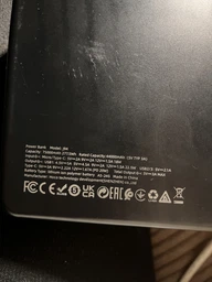 Портативна батарея повербанк Power bank Hoco J94 75 000 mAh пауербанк павер бенк для телефону зі швидкою зарядкою з ремінцем 22.5W, Чорний фото від покупців 6