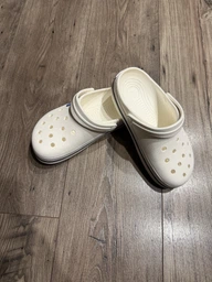 Сабо Crocs Crocband 39 бежевый/белый 11016 фото от покупателей 2
