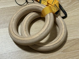 Детские гимнастические кольца со стропами 2шт пара Troli Rundy Rings Sling 170мм фото от покупателей 2