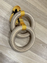 Детские гимнастические кольца со стропами 2шт пара Troli Rundy Rings Sling 170мм фото от покупателей 1
