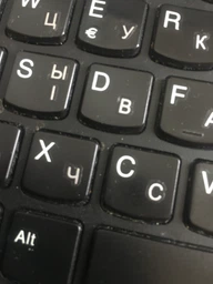 Наклейки на клавиатуру универсальные виниловые Best Key mini PRO матовая прозрачная СЕРЕБРЯНАЯ, 70 кл. фото от покупателей 4