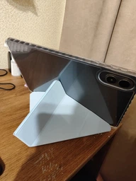 Чехол Transparent Origami на Xiaomi Redmi Pad Pro (12.1") / чехол для планшета с функцией подставки / (голубой) фото от покупателей 1