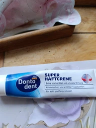 Супер клей – крем для протезів Dontodent Super Haftcreme extra stark 75 г
