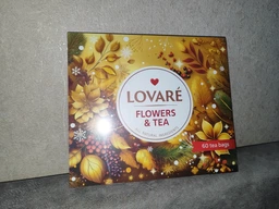Подарочная коллекция чая Lovare Flowers & Tea 12 видов по 5шт фото от покупателей 1