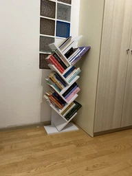 Книжкова підлогова полиця ЛДСП 40х110х21.6 см Сонома фото від покупців 4