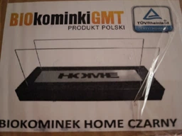 Биокамин GMT Home Черный 1,2 кВт. (36х18х22 см)