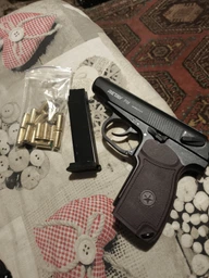 Стартовый пистолет Макарова Retay Arms PM + 20 патронов + кобура, ПМ под холостой патрон 9мм фото от покупателей 2