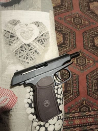 Стартовый пистолет Макарова Retay Arms PM + 20 патронов + кобура, ПМ под холостой патрон 9мм