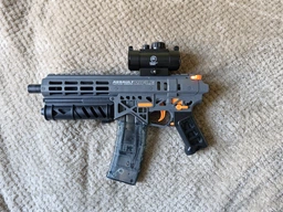 Набір Дитячий іграшковий автомат Орбіган MK6 Pro (AR15 Pro) акумуляторний + орбізи 10 000 шт (гідрогелеві кульки) / Гель бластер (orbeez gel blaster) Чорний