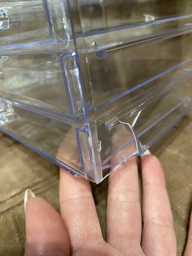 Oрганайзер для косметики Cosmetic Storage Box Акриловый (YU227) фото от покупателей 3