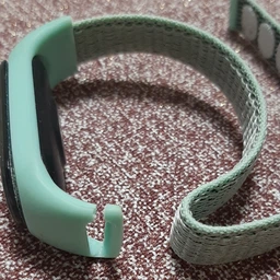 Ремешок BeCover Style Nylon для Xiaomi Mi Smart Band 5/Mi Smart Band 6 Gray-Black (BC_705423) фото от покупателей 1