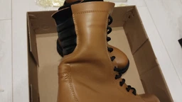 Женские демисезонные берцы кожаные высокие Teona 368 38 24.5 см Коричневые (ROZ6501019301) фото от покупателей 1