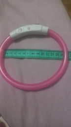 Светодиодный, водостойкий LED ошейник для собак с зарядкой USB, 35 см, размер S (зеленый) фото от покупателей 4