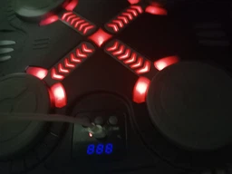 Детский тренажер для бокса Настенный с подсветкой музыкой и подключением Bluetooth Черный