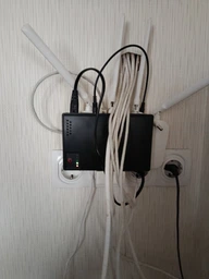 Бесперебойник ИБП для WI-Fi роутера с аккумуляторами 18650 12V, 9V, 5v источник бесперебойного питания павербанк для маршрутизатора WI-Fi модема 18Вт (13 600мАг) фото от покупателей 2