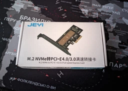 Адаптер JEYI SK4 M.2 NVMe M-key SSD to PCI-E 3.0 4.0 X4 X8 X16 (SK4-PCI) фото от покупателей 1