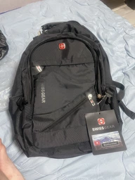 Рюкзак міський SwissGear 36-55 літрів Чорний