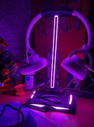 Подставка для геймерских наушников RGB New Bee NB-Z12 Black фото от покупателей 5