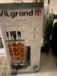 Электрошашлычница ViLgrand v1005 фото от покупателей 1