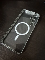 Чохол силіконовий з захистом камери WAVE Premium Metal Color Case with Magnetic Ring для Samsung Galaxy S24 FE gold фото від покупців 1