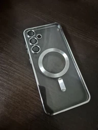 Чохол силіконовий з захистом камери WAVE Premium Metal Color Case with Magnetic Ring для Samsung Galaxy S24 FE gold