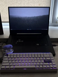 Магнітна ігрова клавіатур AULA HERO 84 HE White countur Кастомний lightbox, RGB Підсвічування, Rapid Hall Effect, 8000Hz., Switch 0.01mm.