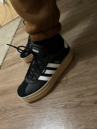 Женские кеды низкие Adidas Vl Court Bold IH8089 5905588683841 38.5 (5.5UK) 24 см Розовые (5905588683902)