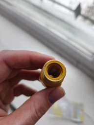 Вставка для газового обладнання діелектрична Різьба зовнішня-зовнішня Діаметр 1/2 фото від покупців 1