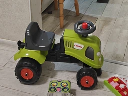 Дитячий трактор каталка Falk Baby з причепом Claas 212C дитяча лопатка грабельки толокар для малюків від 1 року машинка каталка толокар машинка дитяча для катання