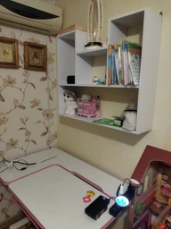 Полиця навісна 90х75х20, книжкова поличка настінна, для книг, документів Сонома фото від покупців 2