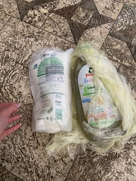 Кондиционер для белья Frosch Миндальное Молочко 1 л (4001499193255/4001499957536)