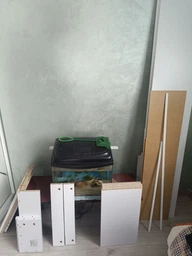 Пенал - шкаф в ванную напольный MEBLIBUD Erica 185x50х30 см с ящиком белый фото от покупателей 10