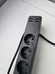 Мережевий фільтр-подовжувач XO WL10 2 Розетки + 3 USB 1.8 м (WL10) фото от покупателей 2