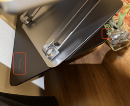 Столик для ноутбука/монитора Officepro MR177DW Dark Wood/Black
