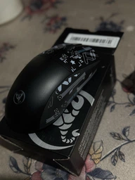 Бесшумная беспроводная игровая мышь HXSJ T90 Черная с RGB-подсветкой, 6400 DPI, 6 кнопок, Bluetooth + 2.4G