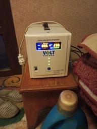 Джерело безперебійного живлення (ДБЖ) Volt Polska SINUSPRO-800E 500/800W 12v Білий фото від покупців 8