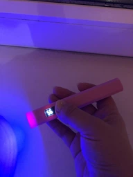 Лампа для манікюру акумуляторна ультрафіолетова УФ LED зі стійкою портативна для сушіння гель-лаку манікюру нарощування нігтів та експрес-сушіння 600 mAh год 5 Вт Біла фото від покупців 1