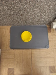Силиконовый коврик под миски для кошек и собак PetCare 48х30 (Темно-серый)
